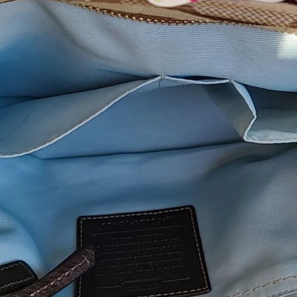 Coach - Monogram C Shopper brown canvas tote - Picture 9 of 16